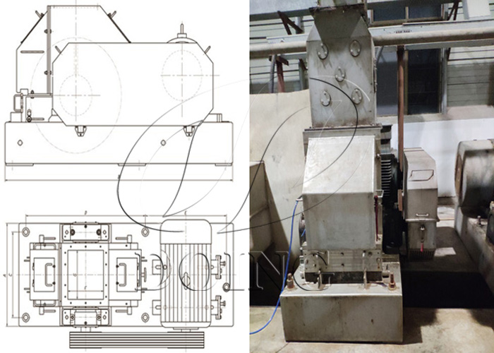 木薯磨碎機(jī)結(jié)構(gòu)圖