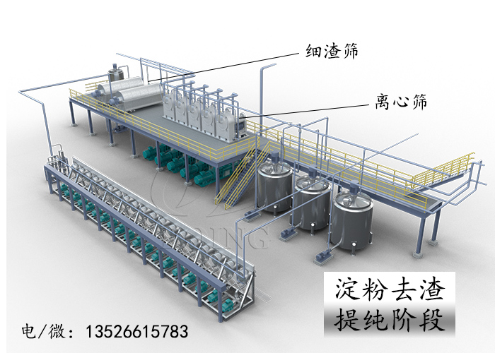 淀粉加工去渣提純?cè)O(shè)備